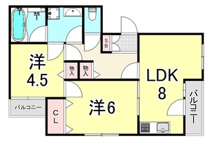 グレインハイムの物件間取画像